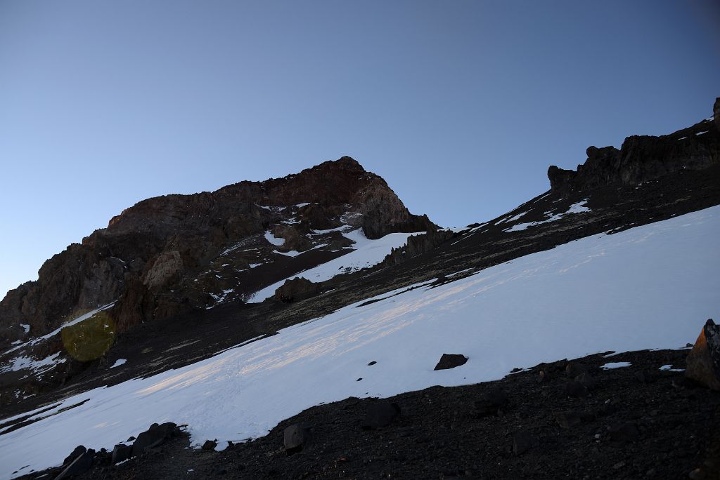 11 Climbing Between Colera Camp 3 And Independencia On The Way To Aconcagua Summit